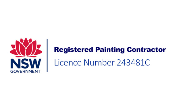 NSW registered painting contractor badge